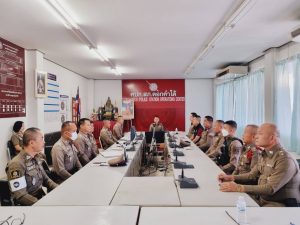 ผกก.สภ.ดอกคำใต้ ให้ความรู้เกี่ยวกับดัชนีการ รับรู้ การทุจริต ( Corruption Perception Index : CPI) รวมถึง สร้างจิตสำนึกของข้าราชการตำรวจ ปี พ.ศ. 2567