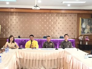 ร่วมทำ MOU ว่าด้วย ความร่วมมือในการรักษาความเรียบร้อยการรักษาความปลอดภัยของประชาชนในท้องถิ่นและชุมชน ณ องค์การบริหารส่วนตำบลดงสุวรรณ
