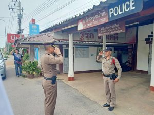 พ.ต.อ.บวร ไชยคำ ผกก.สภ.ดอกคำใต้ ตรวจเยี่ยมหน่วยบริการประชาชน