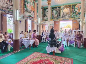 พิธีถวายผ้าพระกฐินพระราชทานของสมเด็จพระกนิษฐาธิราชเจ้า กรมสมเด็จพระเทพรัตนราชสุดาฯ สยามราชกุมารี ทรงพระกรุณาโปรดเกล้าฯให้เชิญไปทอดถวายยังที่ชุมนุมสงฆ์