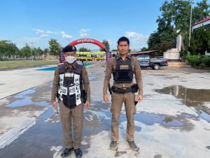 รักษาความปลอดภัยกิจกรรม เดิน วิ่ง ปั่น ป้องกันอัมพาต ครั้งที่ 10 เฉลิมพระเกียรติฯ