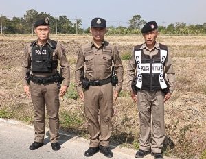 ออกกวดขันจับกุมการลักลอบเผาเศษหญ้าฟาง เพื่อป้องกันฝุ่นควัน ในเขตพื้นที่รับผิดชอบ