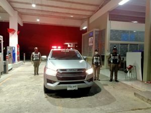 สายตรวจ สภ.ดอกคำใต้ ออกตรวจในเขตพื้นที่รับผิดชอบ