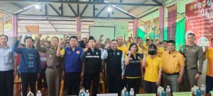 พิธีเปิดโครงการดำเนินงานตำบลยั่งยืน เพื่อแก้ไขปัญหายาเสพติดแบบครบวงจรตามยุทธศาสตร์ พ.ศ. 2568