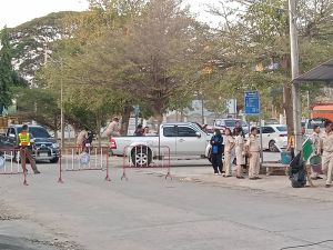 อำนวยความสะดวกและจัดการจราจร การส่งหีบเลือกตั้งสมาชิก อบจ.พะเยา