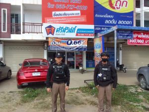 ออกตรวจรักษาความเรียบร้อยโครงการฝากบ้านกับตำรวจ