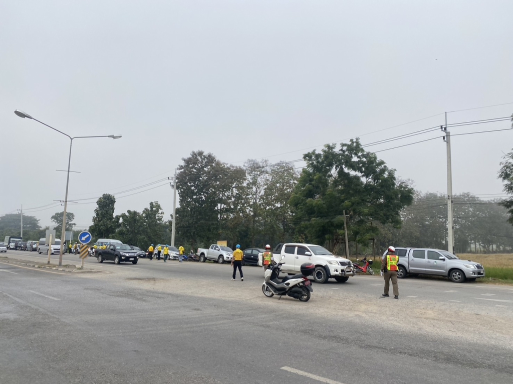 อำนวยความสะดวกและจัดการจราจร วันพ่อแห่งชาติ 5 ธันวาคม