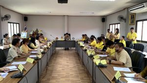 ประชุมคณะกรรมการบริหารแบบบูรณาการ (กบอ.) อำเภอดอกคำใต้