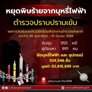หยุดพิษร้ายจากบุหรี่ไฟฟ้า‼️