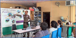 อบรมให้ความรู้ด้านการจราจรแก่นักศึกษา กศน.ต.ป่าซาง