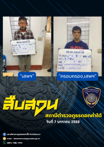 ผลการจับกุม สืบสวน สภ.ดอกคำใต้ (7/1/68)