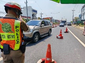 กวดขันวินัยจราจรและลดอุบัติเหตุทางถนน ช่วงเทศกาลสงกรานต์ วันที่ 2