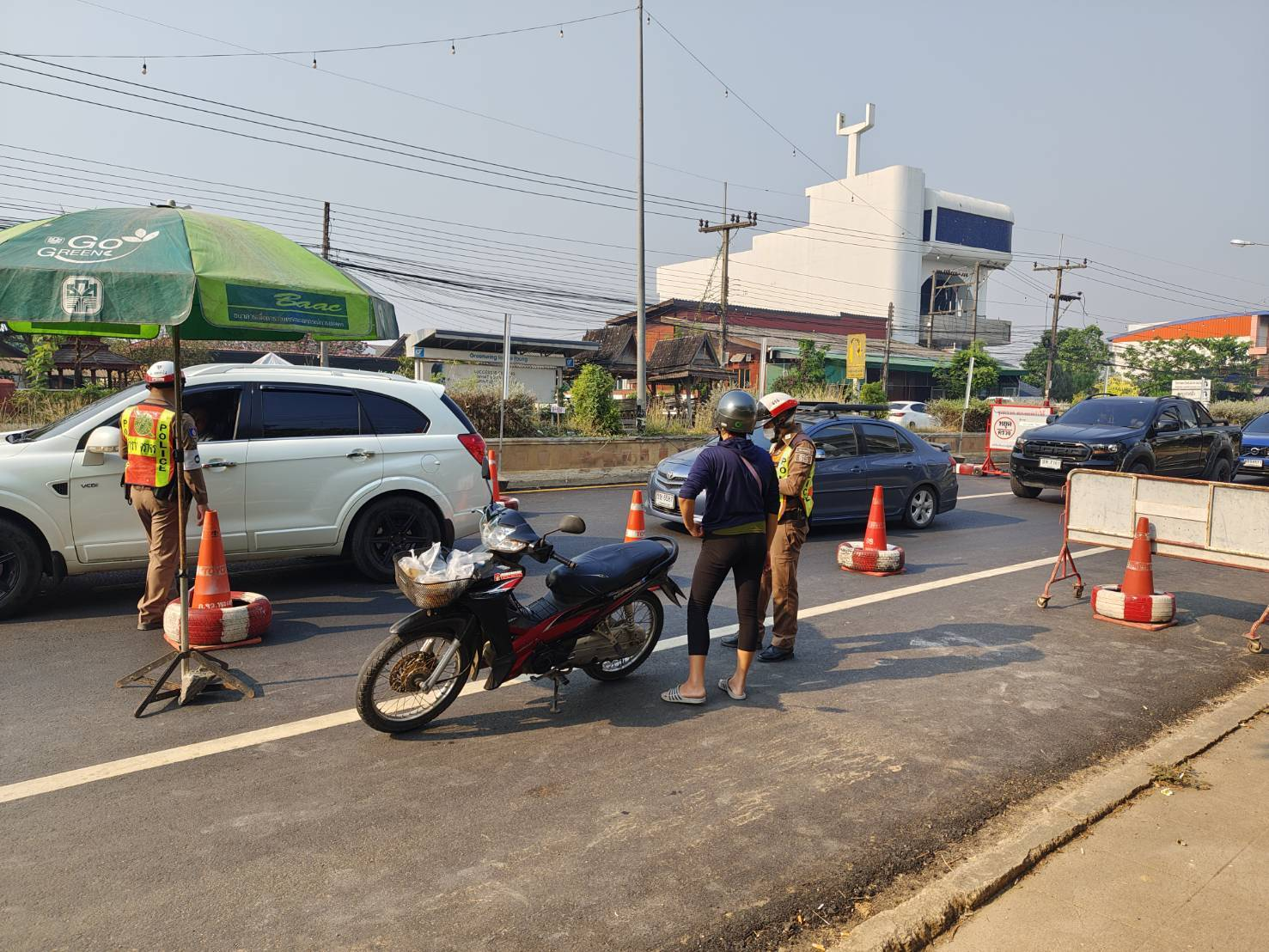 กวดขันวินัยจราจรและลดอุบัติเหตุทางถนน ช่วงเทศกาลสงกรานต์ วันที่ 3