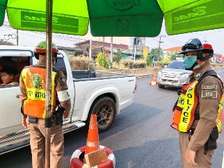 กวดขันวินัยจราจรและลดอุบัติเหตุทางถนน ช่วงเทศกาลสงกรานต์ วันที่ 4