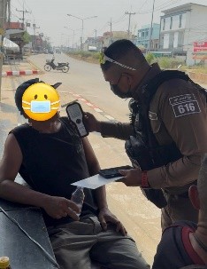 กวดขันวินัยจราจรและลดอุบัติเหตุทางถนน ช่วงเทศกาลสงกรานต์ วันที่ 6